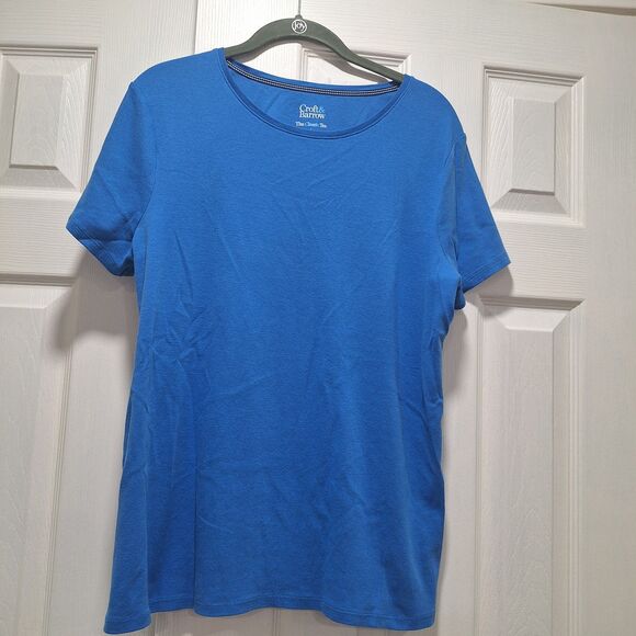 Croft & Barrow Classic Tee - Blue - Size L - Picture 1 of 9